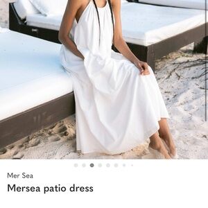 Mersea patio dress Size OS white like new